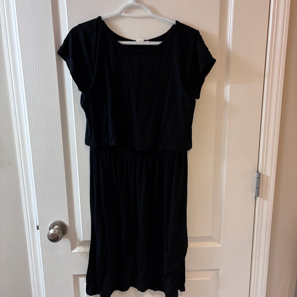 GAP Black Maternity Dress- Size Medium